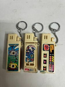 1D46 当時物 KUZUWA TOY ライターゲーム LARK CABIN 3点セット 日本製 昭和レトロ キーホルダー
