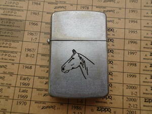 ZIPPO　スポーツシリーズ　「馬」１９４１－１９５１年製　USED