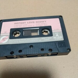 BOOWY INSTANT LOVE インスタント・ラブ カセットテープの画像3