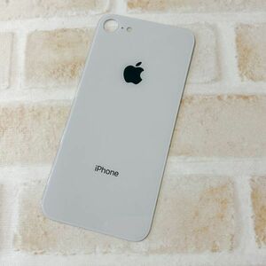 s182 在庫処分【 iphone7/8 ホワイト 】 背面パネル 背面リペアパネル 修理用 交換用 SE 第2世代 3世代 裏側 アップルロゴ リンゴ 背面割れ