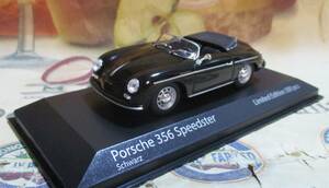 ★激レア絶版*世界500台*Minichamps PMA*1/43*Porsche 356 Speedster 1956 ブラック