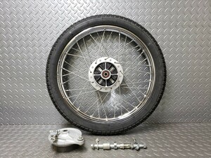 1386 スーパーカブ90 カスタム リアホイール ブレーキパネル ドラム アクスルシャフト HA02-2626… セル付き 12V ホンダ