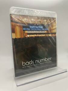 M 匿名配送 Blu-ray ブルーレイ back number All Our Yesterdays Tour 2017 at SAITAMA SUPER ARENA 通常盤 4988031247846