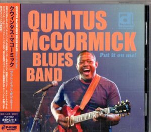 Quintus McCormick Blues Band /１１年/スワンプ、ルーツ、ブルース