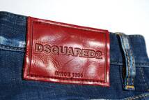 【正規品】10万 サイズ 44 Dsquared2 ディースクエアード TIDY BIKER JEAN S74LB0259 ラグジュアリー イタリアンブルー デニム イタリア製_画像8