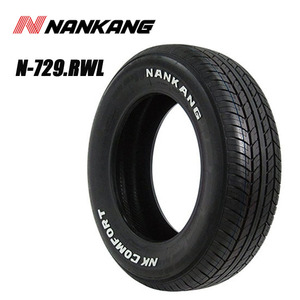 送料無料 ナンカン 夏 サマータイヤ NANKANG N-729.RWL N-729.RWL 185/65R14 86T 【1本単品 新品】