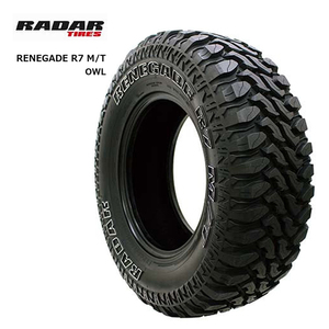 送料無料 レーダー サマータイヤ RADAR RENEGADE R7 M/T.OWL レネゲイド R7 M/T.OWL 37x/13.5R20 127Q 【1本単品 新品】