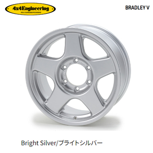 送料無料 フォーバイフォー エンジニアリング BRADLEY Ｖ (BSL) 6J-16 +-6 5H-139.7 (16インチ) 5H139.7 6J+-6【2本セット 新品】