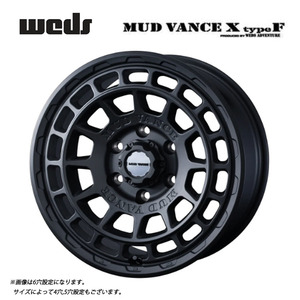 送料無料 ウェッズ MUD VANCE X type F 8J-17 +20 6H-139.7 (17インチ) 6H139.7 8J+20【4本セット 新品】