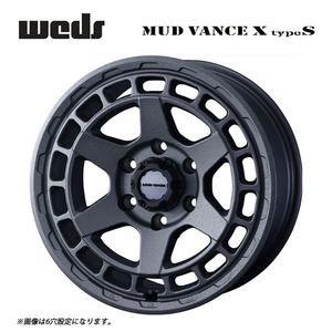 送料無料 ウェッズ MUD VANCE X type S 4B-12 +40 4H-100 (12インチ) 4H100 4B+40【1本単品 新品】