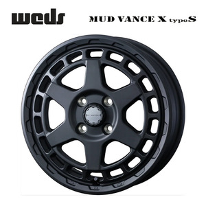 送料無料 ウェッズ MUD VANCE X type S 4.5J-14 +45 4H-100 (14インチ) 4H100 4.5J+45【4本セット 新品】