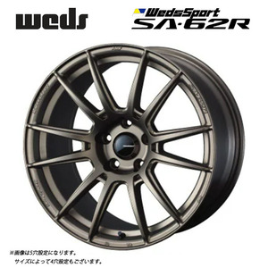 送料無料 ウェッズ WedsSport SA-62R 9.5J-18 +45 5H-114.3 (18インチ) 5H114.3 9.5J+45【2本セット 新品】