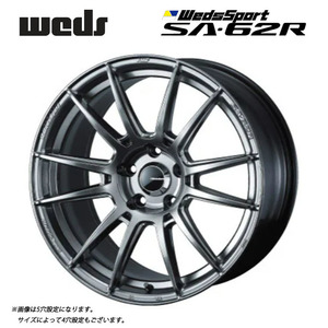 送料無料 ウェッズ WedsSport SA-62R 8.5J-18 +52 5H-114.3 (18インチ) 5H114.3 8.5J+52【1本単品 新品】