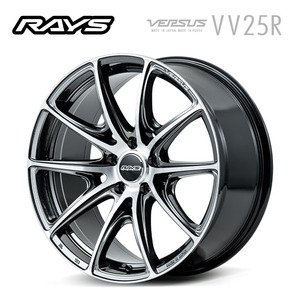 送料無料 レイズ VERSUS VV25R 8.5J-19 +22 5H-112 (19インチ) 5H112 8.5J+22【2本セット 新品】