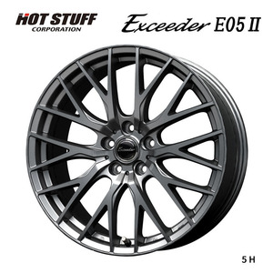 送料無料 ホットスタッフ Exceeder E05II 6.5J-16 +38 5H-114.3 (16インチ) 5H114.3 6.5J+38【1本単品 新品】