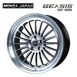 送料無料 モンツァジャパン GEXSIS GF020 8.5J-20 +35 5H-114.3 (20インチ) 5H114.3 8.5J+35【1本単品 新品】