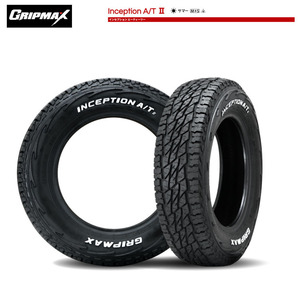 送料無料 グリップマックス 夏 タイヤ GRIPMAX INCEPTION A/TII M+S(RWL) 165/60R15 77T 【2本セット 新品】