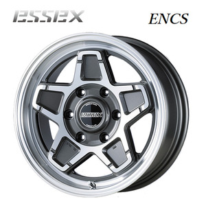 送料無料 エセックス Type ENCS 6.5J-16 +38 6H-139.7 (16インチ) 6H139.7 6.5J+38【2本セット 新品】