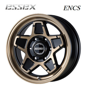 送料無料 エセックス Type ENCS 6.5J-16 +48 6H-139.7 (16インチ) 6H139.7 6.5J+48【1本単品 新品】