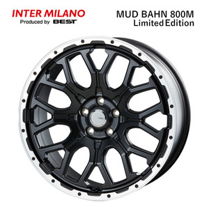 送料無料 インターミラノ MUD BAHN XR-800M Limited Edition 8.5J-20 +38 5H-114.3 (20インチ) 5H114.3 8.5J+38【1本単品 新品】