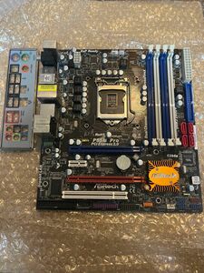 レア　動作品　P55M Pro ioパネル付き LGA1156 マザーボード　即時支払いできる方限定特価！ ASRock