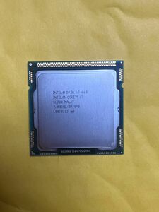動作品 Intel Core i7 860 LGA1156 CPU 即時支払いできる方限定特価！