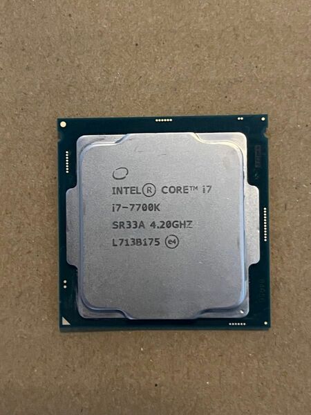 動作品 Intel Core i7 7700K 4.20GHz LGA1151 第7世代最速 CPU 即時支払いできる方限定特価！