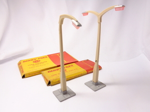 DINKY TOYS 755 756 LAMP STANDARD Single Arm Double Arm ディンキー シングル ダブル ランプセット （箱付）送料別