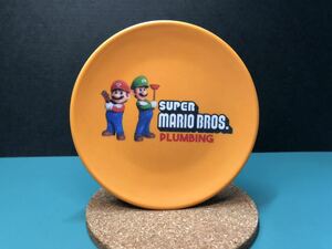  Mario Brothers melamin small plate most lot The * Super Mario Brothers * Movie E.. plate SUPER MARIO BROS PLUMBING