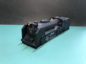 【D51 117 蒸気機関車】 やわらかのりものシリーズ SL 機関車 ソフビ フィギュア 鉄道 BANDAI バンダイ