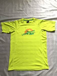 Lowe alpine Tシャツ メッシュ ロウアルパイン メンズ Sサイズ 黄緑 トップス 半袖