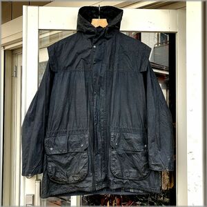 ★バブアー Barbour　90年　DURHAM ダーハム　size C36★検 90s ビンテージ ジャケット コート 英国製 イギリス ビデイル オイルド 古着