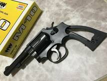 コクサイ　S & W M10 ミリタリー&ポリス　4インチ　リアル刻印　SRHWモデルガン　グリップ無し　再塗装品　プロップシリンダー_画像2