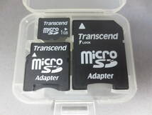 【2-88】Transcend MicroSD 1GB マイクロSDアダプター付き _画像2