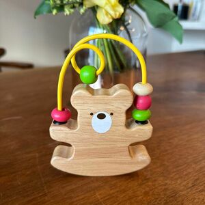 木製　おもちゃ　熊