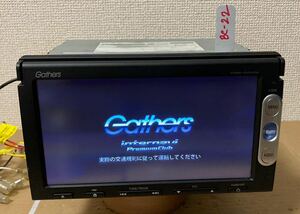 ホンダ純正ナビ Gathers VXM-155VSi 　　CD/DVD/ワンセグ/　セキュリティーロック　Bluetooth