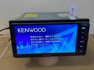 KENWOOD　メモリーナビ　MDV-Z704W　フルセグ　2016年地図データCD/DVD /Bluetooth 