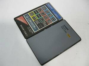 ★CASIO/カシオ RM-21 RAM CARD 16KB SHARP/シャープ PA-8500専用 PA-7C18 プログラムBASICカード★