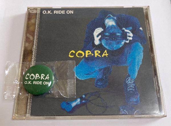 COBRA O.K.RIDE ON 帯.缶バッジ付き