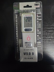 キャットアイ(CAT EYE) サイクルコンピューター VELO9 ブラック CC-VL820 未開封