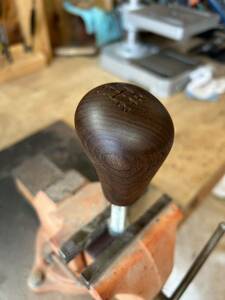  hand made wood shift knob natural wood walnut 5MT M12x1.25 manual shift knob Land Cruiser Jimny other 
