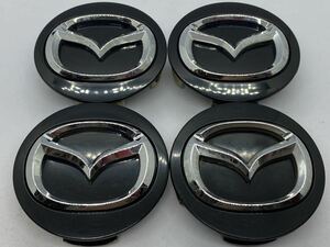 ☆送料無料☆マツダ純正☆MAZDA センターキャップ☆ブラック☆4枚セット☆K3954☆CX-3 CX-5 CX-8 アクセラ など☆①