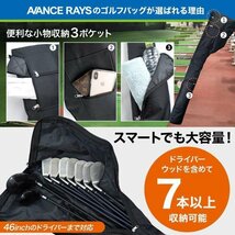 ゴルフ クラブケース ゴルフバッグ 練習用 練習器具 耐用　大容量 軽量　防水_画像3