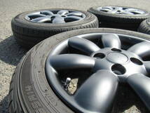 中古タイヤ☆155/65-14 155/65R14 ダンロップ ルマンV スズキ ラパン純正 マットブラック 4.5J+45 100 4H アルト ラパン スペーシア等に☆_画像6