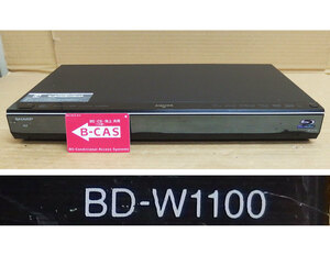 Rb11 シャープ BD-W1100 BD/DVD/HDDレコーダー 中古動作品