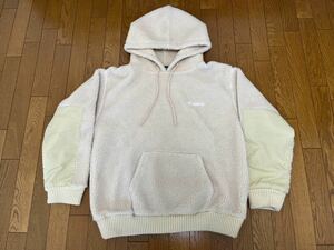 XLARGE エクストララージ BOA FLEECE PULLOVER HOODIE ボアパーカー・XLサイズ・無地・101204013001