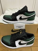 NIKE ナイキ AIR JORDAN 1 LOW ナイキ エアジョーダン1 ロー・GREEN TOE グリーントゥ・28センチ/ US10・553558-371_画像4