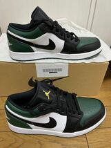 NIKE ナイキ AIR JORDAN 1 LOW ナイキ エアジョーダン1 ロー・GREEN TOE グリーントゥ・28センチ/ US10・553558-371_画像5