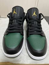 NIKE ナイキ AIR JORDAN 1 LOW ナイキ エアジョーダン1 ロー・GREEN TOE グリーントゥ・28センチ/ US10・553558-371_画像3