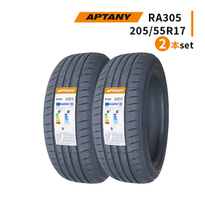 2本セット 205/55R17 2023年製造 新品サマータイヤ APTANY RA305 送料無料 205/55/17